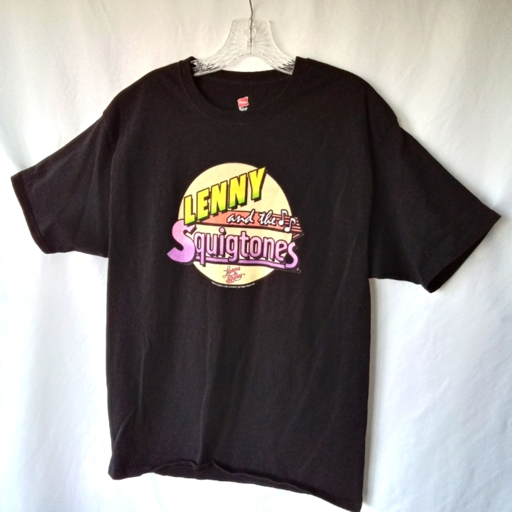 Lenny and the Squigtone's Black T-shirt Size L